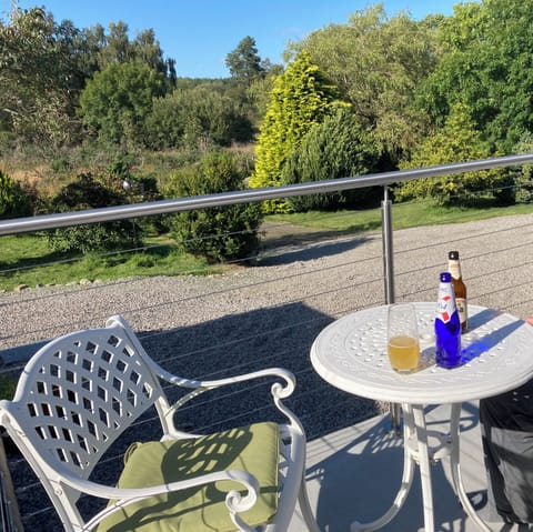 Private guest patio