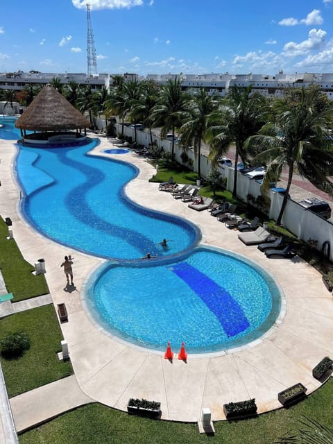 Basic Apartment, Pool View | Terrace/patio