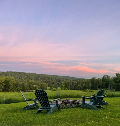 Firepit at Sunset