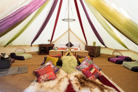 Inside the Bedouin Bell Tent