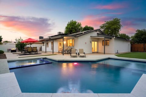 Soak in the vibrant Arizona sky while relaxing by your private, family-friendly pool.