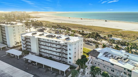 directly located across the street of Siesta Key Beach.