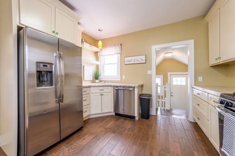 Catch the sunrise out the kitchen window.