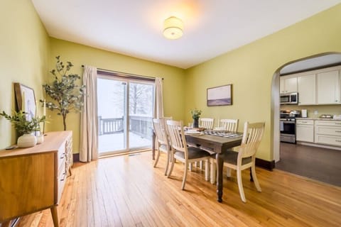 Dining room with amazing lake views