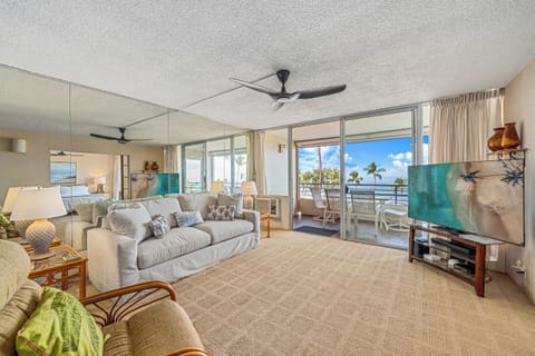 Living Room with Ocean Views. Relax in this spacious living area. 