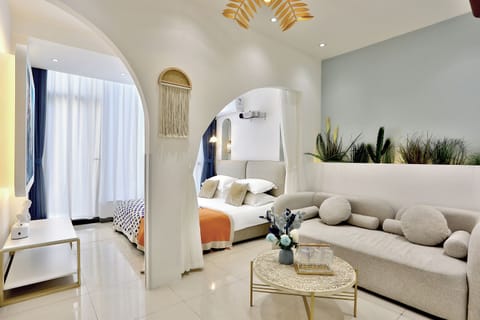 Family Twin Room | Down comforters, individually decorated, desk, laptop workspace