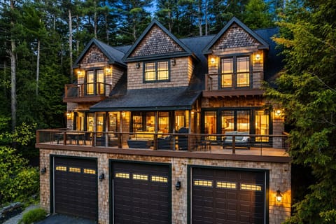 Massive luxury home by Lake Winnipesaukee — where elegance meets nature.