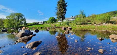 River Black Water at the bottom of the rear grounds