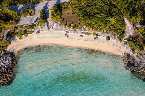 Rainbow Beach has great swimming and snorkeling, and palapas for shade.