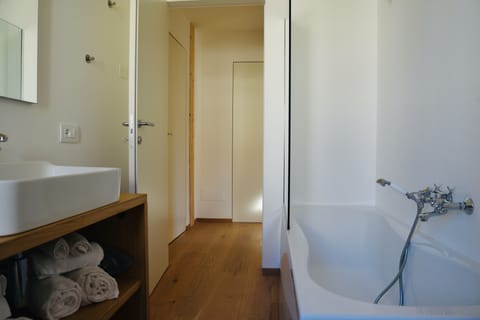 Eco-friendly toiletries, hair dryer, bidet, heated floors