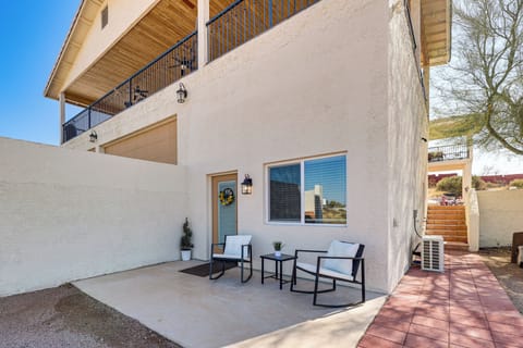 Patio | Single-Story Apartment | Grill