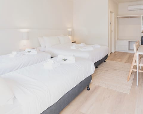 Family Double or Twin Room, Non Smoking | Desk, laptop workspace, free WiFi