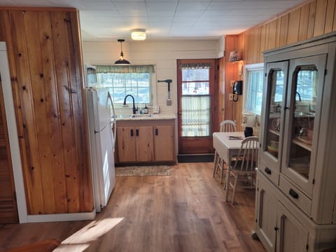 BREAKFAST TABLE:  There is a cute little 2-person breakfast table next to the kitchen.