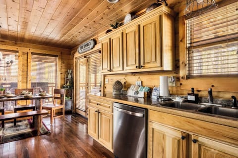 Kitchen and dining area