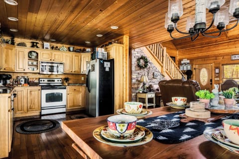 Kitchen and dining area