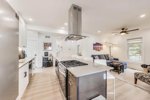 Hang Out in the Kitchen and Living Room