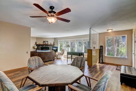 Bright open space - Game table, foosball, living area  
