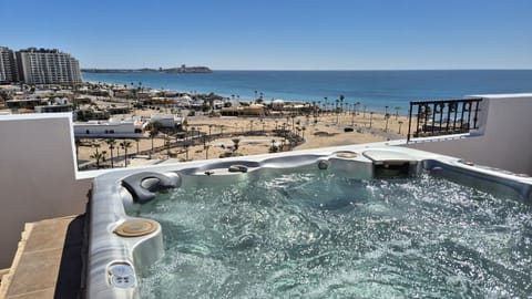 Private Hot tub with an incredible view