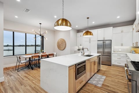 Fully stocked kitchen