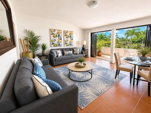 Spacious, beautifully refreshed villa surrounded by the tropical beauty of Wyndham Rio Mar Resort