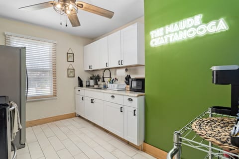 Fully stocked kitchen