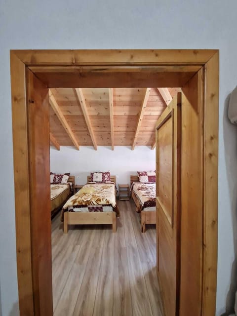 Comfort Quadruple Room, Mountain View | Desk, blackout drapes, soundproofing, iron/ironing board