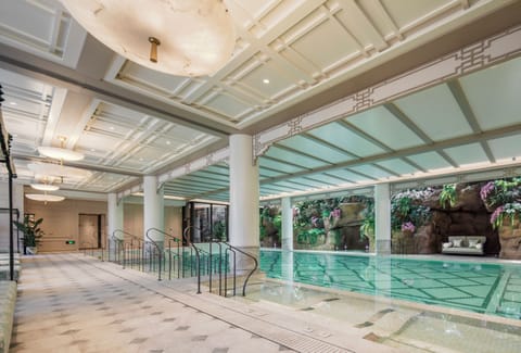 Indoor pool, open 6:00 AM to 10:00 PM, sun loungers, lifeguards on site