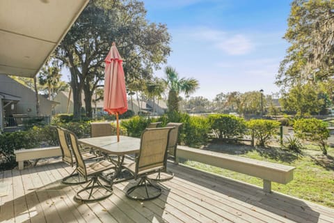 Soak up the sun on the deck 