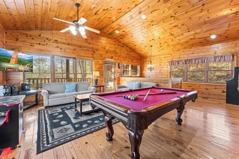 Spend hours of fun in the game room 