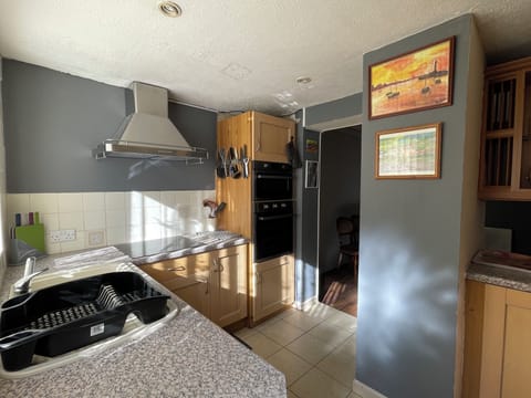 Basic House | Private kitchen | Fridge, microwave, oven, stovetop