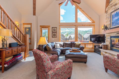 Spacious but cozy den.