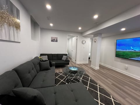 Living Area  with Sofa Bed and Futon 