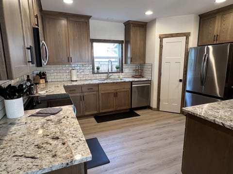 fully stocked kitchen