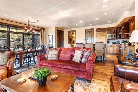 Warm open-concept living with rustic charm, ideal for gatherings. VIN-14