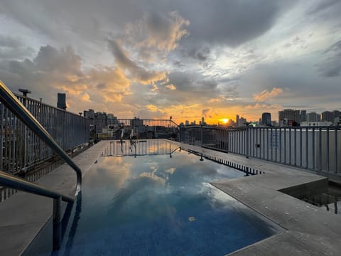 Rooftop pool
