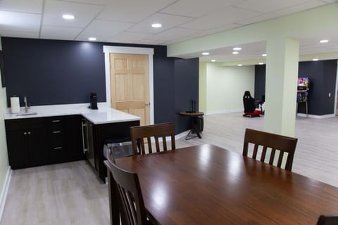 Basement Kitchenette- A second kitchen space for snacks and lake-day fuel.