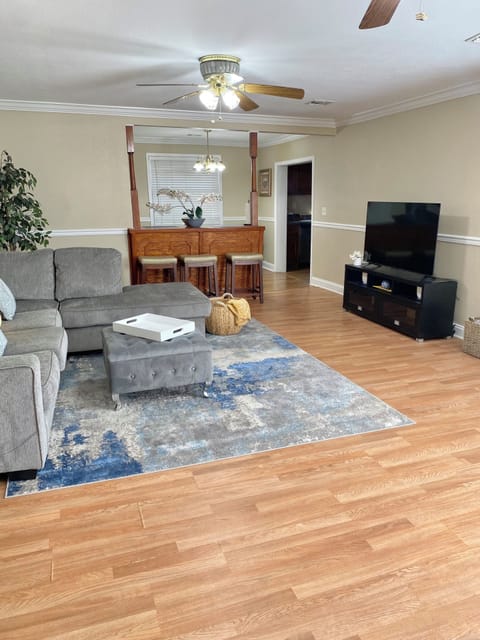 Living room/ queen sofa bed .