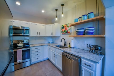 Kitchen - The kitchen is fully equipped to make a home cooked meal.