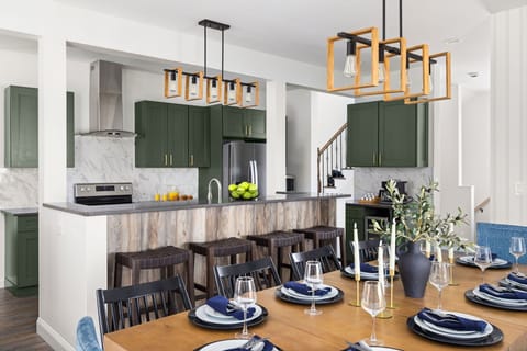 Imagine preparing delicious meals in this beautiful kitchen, then gathering around the table to share stories and laughter with loved ones.