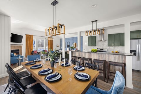 Entertain with ease in our open-plan living space, where the kitchen, dining, and living areas flow seamlessly together.