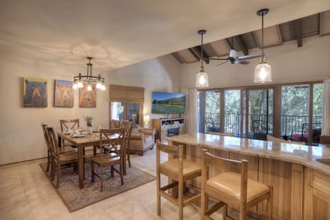 Open Floor Plan with Natural Light and Large Deck