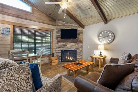 Living Room with Fireplace