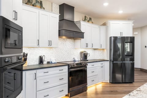 Full Kitchen with dual stoves