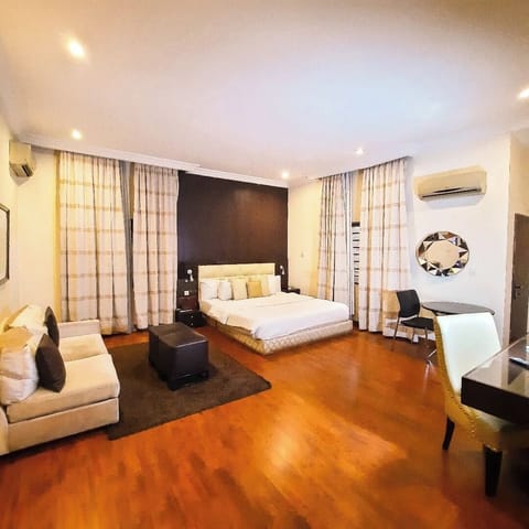 Standard Apartment, Balcony, City View | 1 bedroom, desk, laptop workspace, blackout drapes