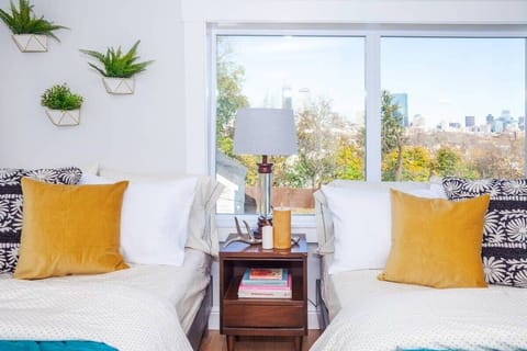 Bedroom 2 | 2 Double Beds | Ensuite Full Bathroom | Third Floor
