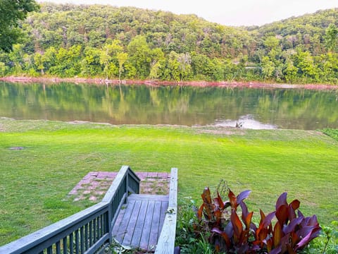 View of the White River from the deck