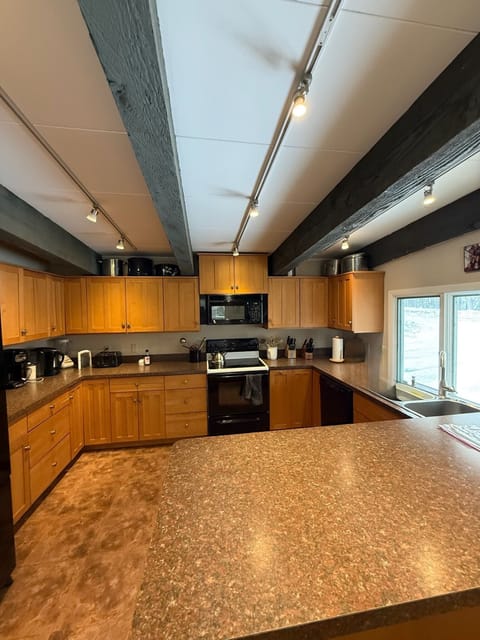 Kitchen from dining area 