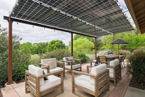 The back patio