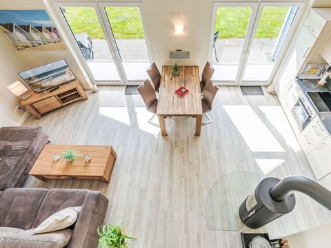 Furniture, Balcony, Porch, Outdoor Furniture, Chair, Shade, Fence, Deck, Outdoor Structure, Patio