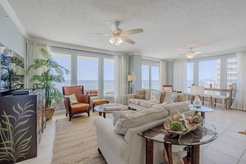 Gulf front living room